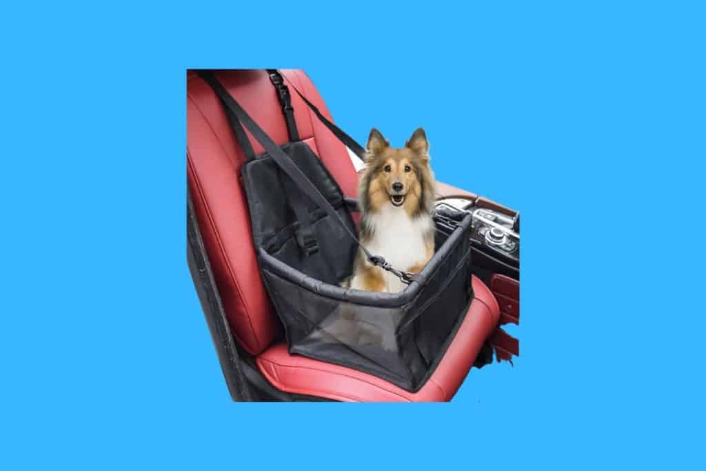 Siège Auto Pour Chien Confortable Et Sécurisé - Panier De Voyage Avec Harnais Et Coussin Rembourré Lavable, Pour Petits Et Moyens Chiens